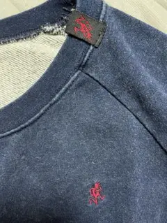 Gramicci グラミチ スウェット インディゴブルー クルーネック　L