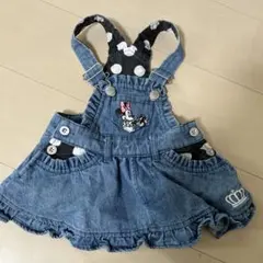 BABYDOLL ミニーマウス ジャンバースカート 80