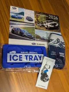 SUBARU BOXER 60th エンジン型 ラバーキーホルダー　非売品セットのサムネイル