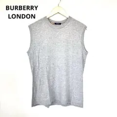 BURBERRY LONDON バーバリー　ノースリーブ カットソー グレー　Lのサムネイル