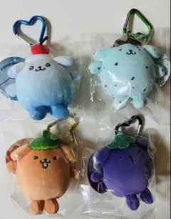 新品　サンリオ　ポムポムプリン　ハッピーフレーバー2 むにゅぐるみ　4点セット 新品 サンリオ ポムポムプリン ハッピーフレーバー2 むにゅぐるみ 4点