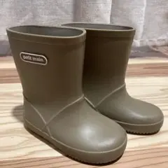 petit main キッズ用長靴 ベージュ