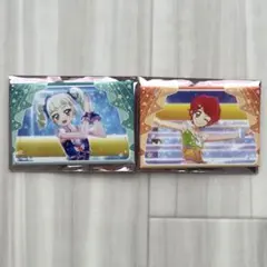 アイカツ ステージフォトバッジ 藤堂ユリカ 一ノ瀬かえで