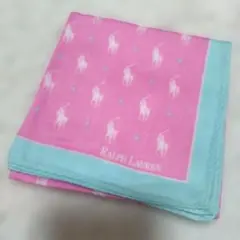 Polo Ralph Lauren　ラルフローレン　柄ハンカチ　コットン100%のサムネイル
