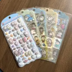 【正規品】ドラえもん コットンパフィー ドロップジェリーシール 5枚セット