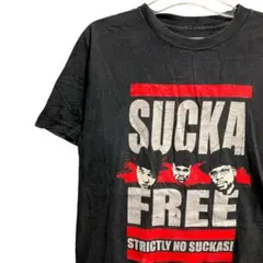 FDZX ラッパー Tシャツ Run DMC SUCKA FREE ヒップホップのサムネイル