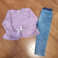 プティマイン 90cm 上下セット 長袖 長ズボン