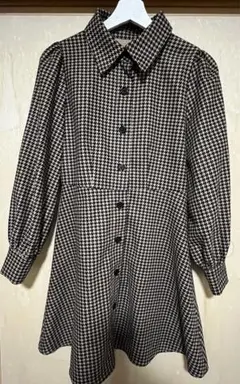 グレイルチェックワンピース