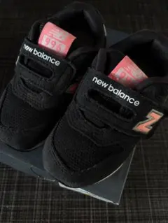 値下げnew balance 996 12.5cm 1歳　黒ピンク　美品