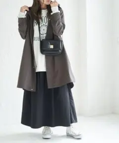 さと様専用　花粉ガード・撥水加工/ライナー取り外しサイドスリットモッズコート