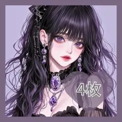 180 オリジナル コラージュ 人物ステッカー 素材 ハンドメイド 女の子