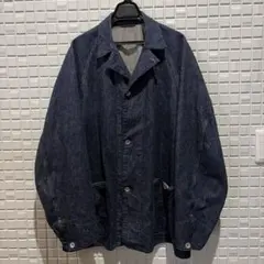 COMOLI デニムカバーオール ジャケット インディゴ　22SS