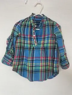 Ralph Lauren 90/2T チェック柄シャツ