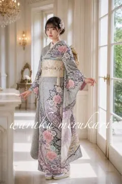 美品　総絞り　本絞り　松竹梅　金彩　駒刺繍　逸品　フルセット　振袖　振り袖 美品 総絞り 手絞り 本絞り 金駒刺繍 逸品 振袖 フルセット 振り袖
