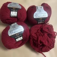 毛糸　42g3玉　使いさし28g