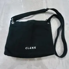 CLANE ブラック サコッシュ　ムック本　クラネ　付録　ショルダーバッグ
