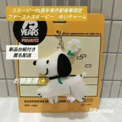 ✴完売品✴スヌーピー 75周年✴東京駅催事限定✴マスコットチャーム✴