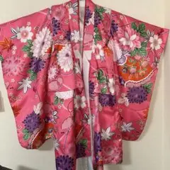 3歳 七五三 被布セット 女の子 着物 フルセット 赤 草履付き