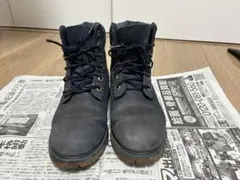 Timberland ネイビー ワークブーツ