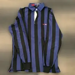 最終値下げ‼️1303 Polo Sport 長袖ポロシャツ ネイビー/ブラック