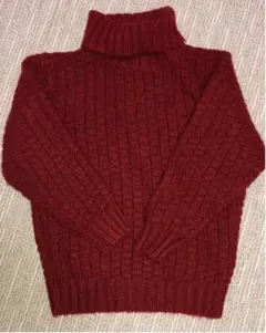 赤ニット セーター125サイズ