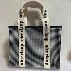 nice claup チェック柄トートバッグ ワンアフターアナザーナイスクラップ