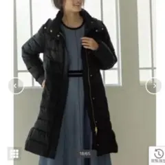 INDEX KAWADAロングダウンコート　ブラック