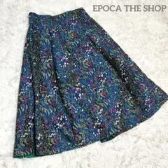 EPOCA THE SHOP　エポカ フラワージャガードスカート　38　花柄のサムネイル