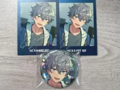 プロセカ あんスタ コラボ ぱしゃっつ ホログラム缶バッジ 瀬名泉