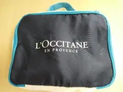 未使用　ロクシタン　 トラベルポーチ 黒/青