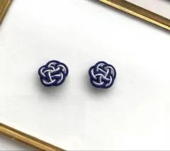 水引アクセサリーピアス・イヤリング　花　パーツ　結婚式　入学式　卒業式　披露宴