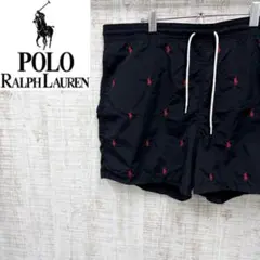 希少]キムタク POLO GOLF ラルフローレン スカル刺繍パンツ ブラック