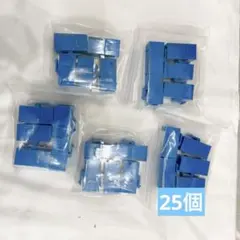 美品✨RJ45 Cat6 キーストーンカプラー LAN ケーブル用 青