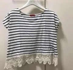 earth music&ecology ストライプTシャツ 半袖