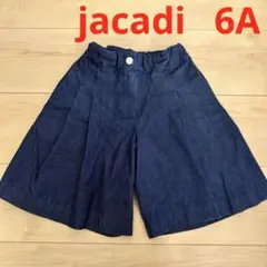jacadi ジャカディ 6A デニム ハーフパンツ ワイドパンツ 半ズボン