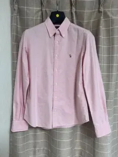 ポロ・ラルフ・ローレン 長袖シャツ Mサイズ ピンク