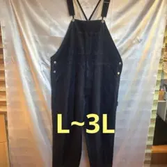 【極美品】BACK NUMBER オーバーオール L XL 3L 大きいサイズのサムネイル
