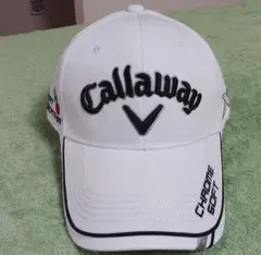 新品!格安/キャロウェイ Callawayキャップ/白 高級素材!ゴルフ帽子激安