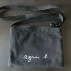 夏休みsale中　 agnes b. サコッシュ ショルダーバッグ ブラックのサムネイル