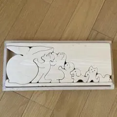 おはなし組木 おおきなかぶ 凸凹工房 でこぼこ工房 シーソー 滑り台 積み木 おはなし組木 おおきなかぶ 店頭販売のみ（在庫数0） | 木の