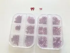 リボン型　パーツ　サイズ、形違いアソート