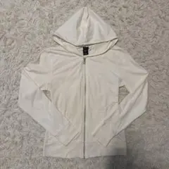 GAP gapstretch ジップアップパーカー ホワイト S