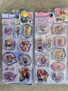 ズートピア ウォーターシール2シート