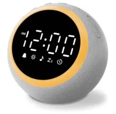 ホワイトノイズマシン 赤ちゃん 目覚まし時計 大音量 置き時計 デジタル時計