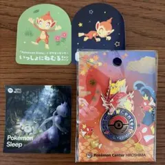 ポケモンセンター ロゴピンズ ヒロシマ限定 ギャラドス ピカチュウ