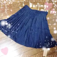 OZOC シースルーチェックスカート