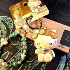 ハローキ サンリオティキーホルダー ビーズチェーン付き 単品 海外正品