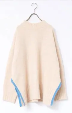 バイカラーニット