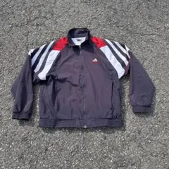 【希少】90s adidas アディダス ナイロンジャケット トラジャ 短丈