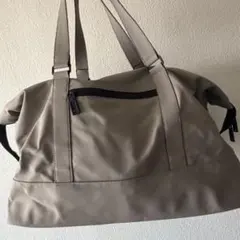 【新品未使用・早い者勝ち】ZARA ボストンバッグ ライトグレー